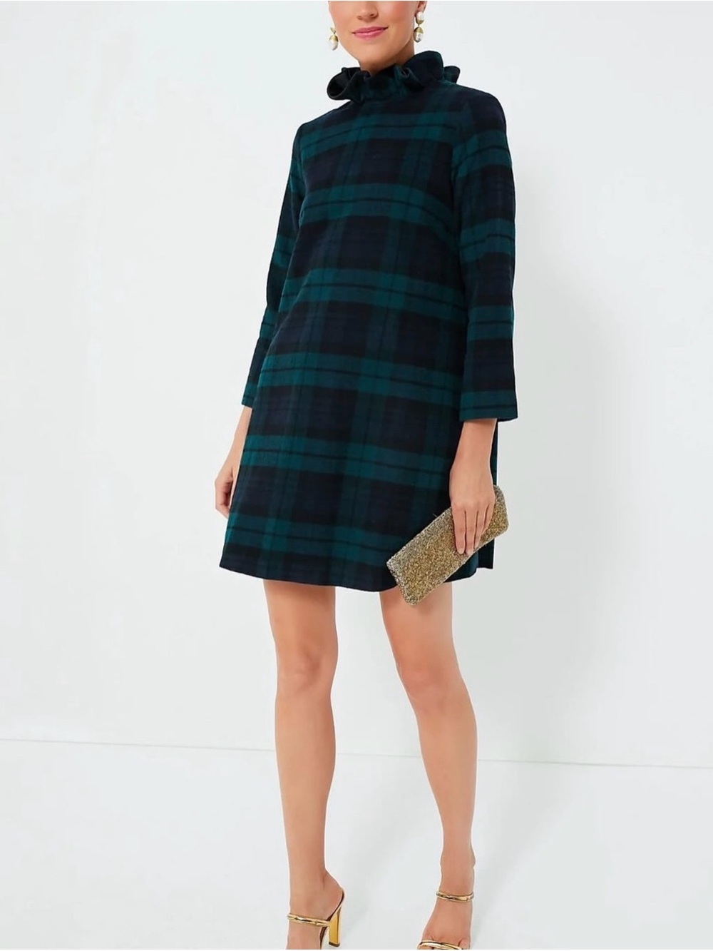 Tuckernuck Blackwatch Plaid Daphne Dress